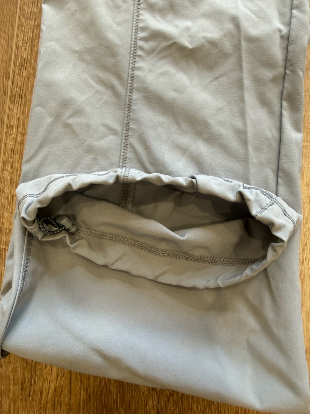 Women’s Light Gray Drawstring Scrub Set - Picture 6 of 6